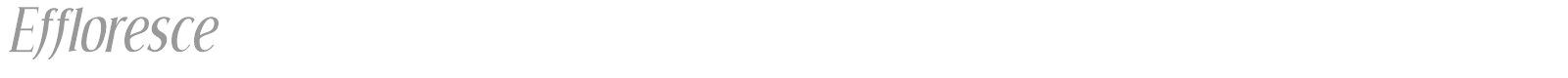 Effloresce font preview